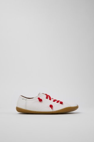 Neu Eingetroffen Camper Twins - Weißer Frauenschuh aus Leder. Neu Eingetroffen Camper Twins - Weißer Frauenschuh aus Leder.