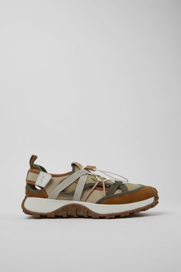Neu Eingetroffen Camper Twins - Mehrfarbiger Herrensneaker aus Recycling-PET und Nubukleder. Neu Eingetroffen Camper Twins - Mehrfarbiger Herrensneaker aus Recycling-PET und Nubukleder.