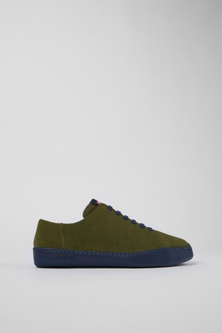 Neu Eingetroffen Camper Peu Touring - Grüner Herrensneaker aus Nubukleder Neu Eingetroffen Camper Peu Touring - Grüner Herrensneaker aus Nubukleder