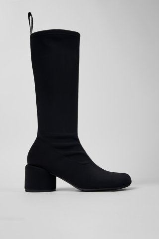 Neu Eingetroffen Camper Niki - Schwarze Damenstiefel aus Textil