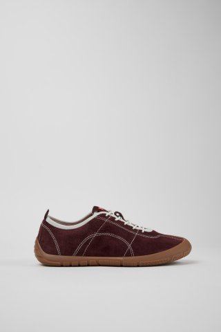 Neu Eingetroffen Camper Peu Path - Weinroter Damensneaker aus Nubukleder.