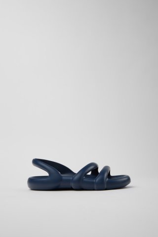 Neu Eingetroffen Camper Kobarah Flat Wide - Blaue Sandale.