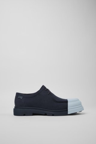 Neu Eingetroffen Camper Junction - Blauer Herrenschuh aus Nubukleder Neu Eingetroffen Camper Junction - Blauer Herrenschuh aus Nubukleder