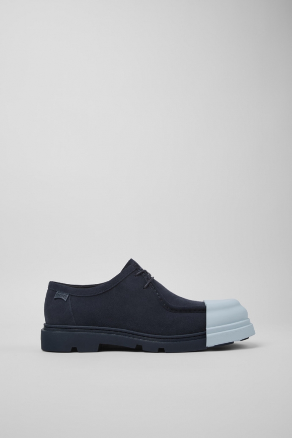 Neu Eingetroffen Camper Junction - Blauer Herrenschuh aus Nubukleder Neu Eingetroffen Camper Junction - Blauer Herrenschuh aus Nubukleder