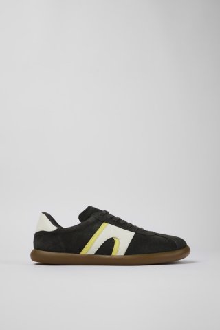 Neu Eingetroffen Camper Pelotas Soller - Dunkelgrauer Herrensneaker aus Nubukleder/Leder