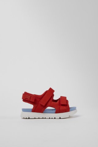 Neu Eingetroffen Camper Oruga - Rote Textilsandalen