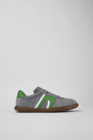 Neu Eingetroffen Camper Pelotas Soller - Grauer Damensneaker aus Nubukleder/Leder