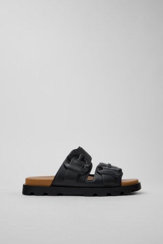 Neu Eingetroffen Camper Brutus Sandal - Schwarze Herrensandale aus Synthetik.