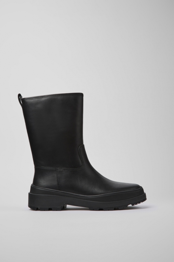 Neu Eingetroffen Camper Brutus Trek MICHELIN - Schwarzer Damenstiefel aus Leder