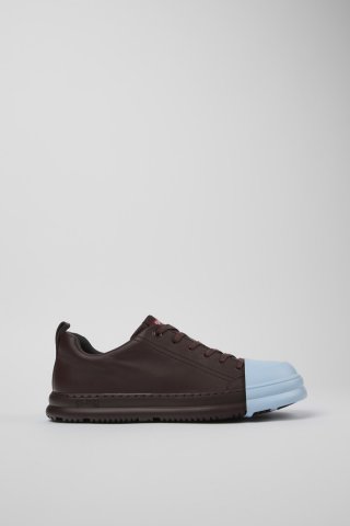 Neu Eingetroffen Camper Junction Runner - Weinroter Ledersneaker