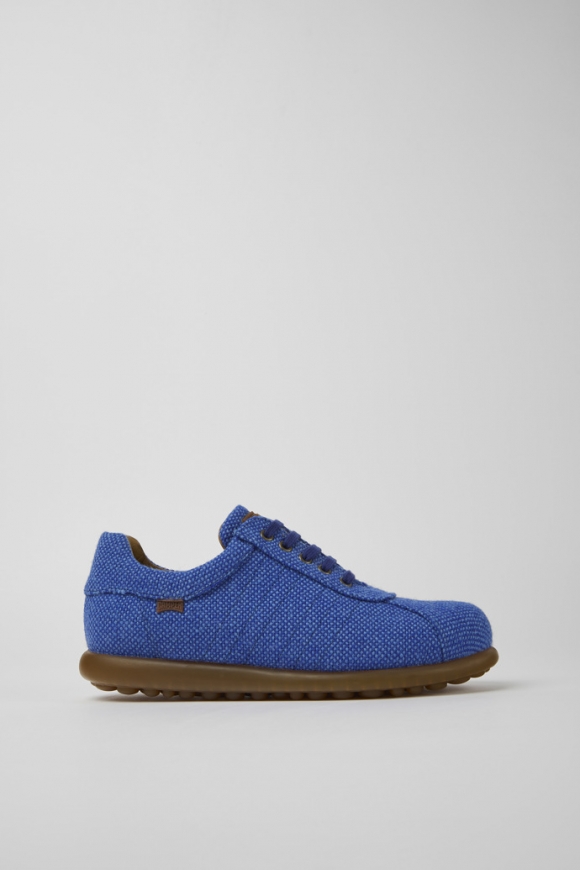 Neu Eingetroffen Camper Pelotas - Blauer Herrenschuh aus Wolle, Viskose und Leder Neu Eingetroffen Camper Pelotas - Blauer Herrenschuh aus Wolle, Viskose und Leder