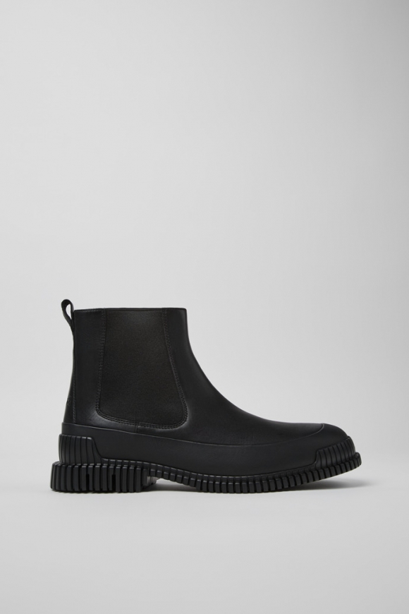 Neu Eingetroffen Camper Pix - Schwarze Herrenstiefelette aus Leder.