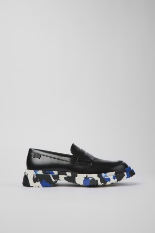 Neu Eingetroffen Camper Walden - Schwarze Lederloafer für Damen