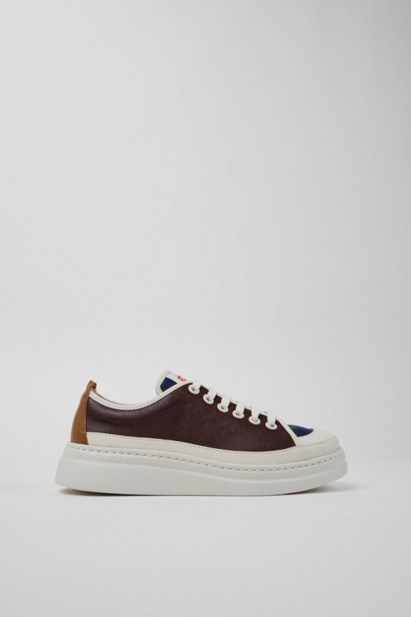 Neu Eingetroffen Camper Twins - Mehrfarbiger Ledersneaker für Damen. Neu Eingetroffen Camper Twins - Mehrfarbiger Ledersneaker für Damen.