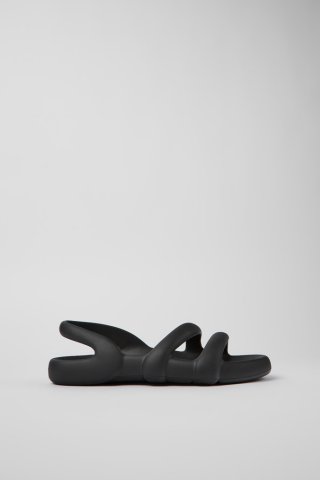 Neu Eingetroffen Camper Kobarah Flat - Schwarze Sandalen.