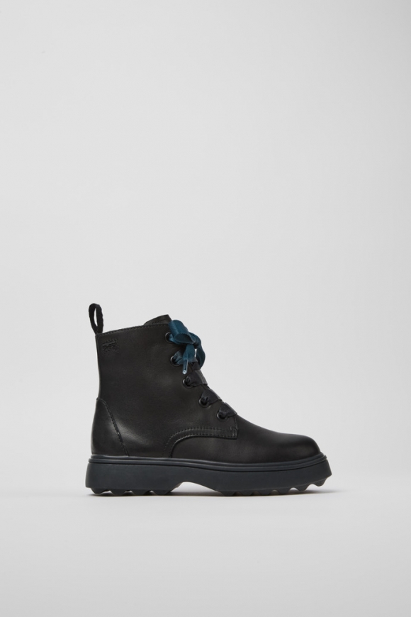 Neu Eingetroffen Camper Norte - Schwarze Kinderstiefelette aus Leder Neu Eingetroffen Camper Norte - Schwarze Kinderstiefelette aus Leder