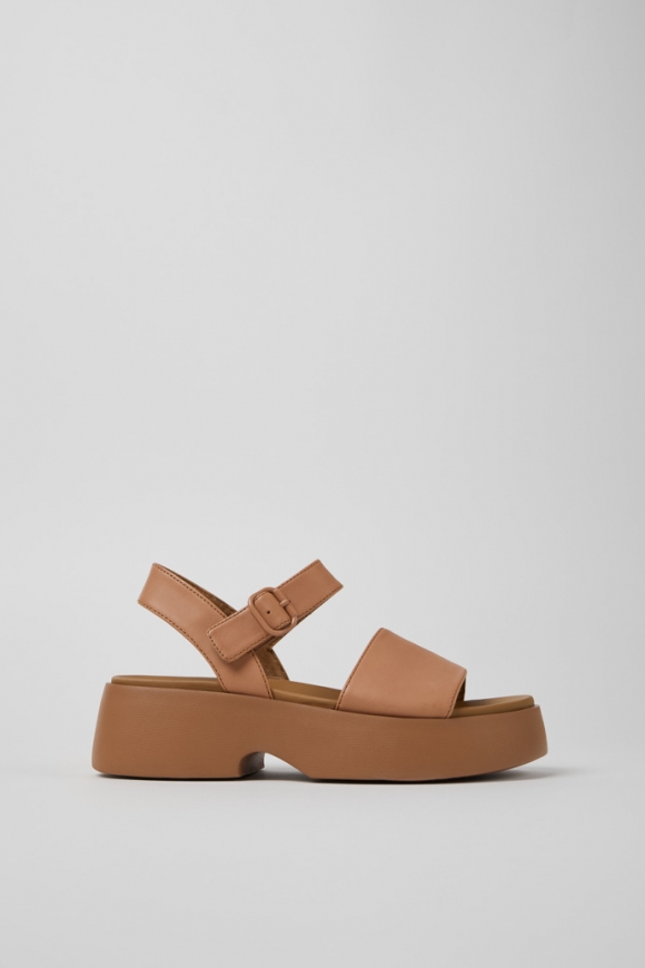 Neu Eingetroffen Camper Tasha - Nudenledersandalen für Damen.
