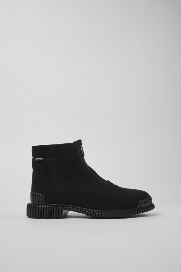 Neu Eingetroffen Camper Pix - Schwarze Damenstiefelette aus TENCEL® Lyocell. Neu Eingetroffen Camper Pix - Schwarze Damenstiefelette aus TENCEL® Lyocell.