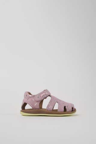 Neu Eingetroffen Camper Bicho - Mehrfarbige Kindersandalen aus Nubukleder.