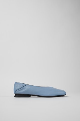 Neu Eingetroffen Camper Casi Myra - Blaue Lederballerinas für Damen