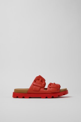 Neu Eingetroffen Camper Brutus Sandal - Rote EVA-Sandalen für Damen.