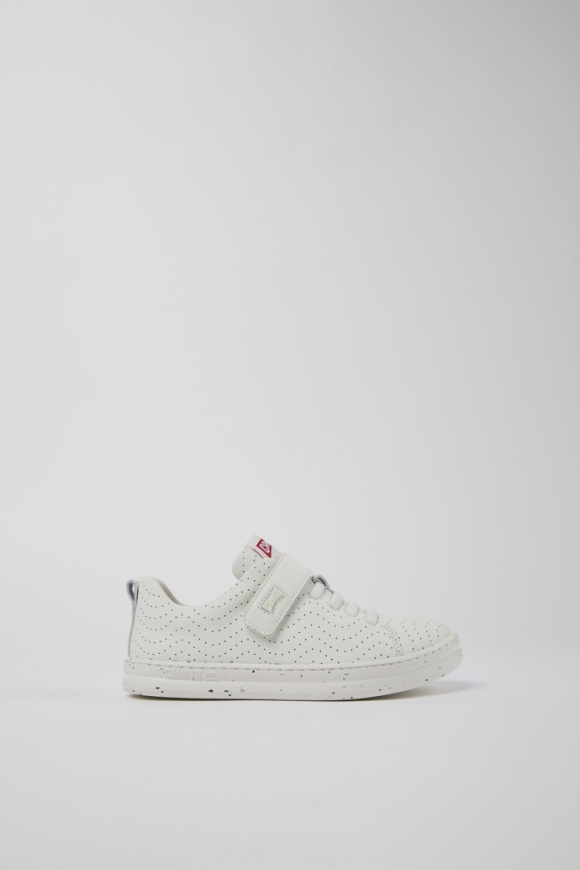 Neu Eingetroffen Camper Runner - Weißer Ledersneaker