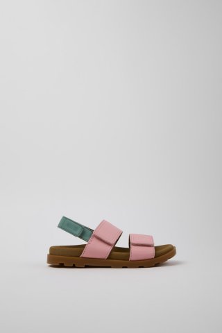 Neu Eingetroffen Camper Brutus Sandal - Mehrfarbige Kindersandale aus Leder.