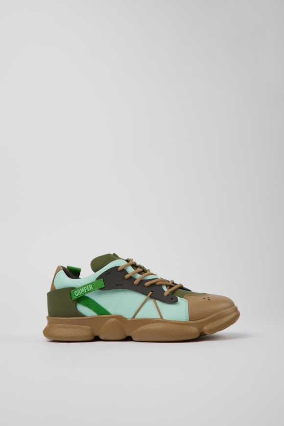 Neu Eingetroffen Camper Twins - Mehrfarbige Damensneaker aus Leder/Textil Neu Eingetroffen Camper Twins - Mehrfarbige Damensneaker aus Leder/Textil
