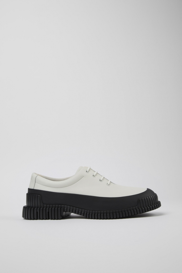 Neu Eingetroffen Camper Pix - Weißer Herrenschuh aus Leder Neu Eingetroffen Camper Pix - Weißer Herrenschuh aus Leder