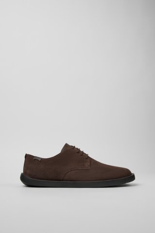 Neu Eingetroffen Camper Wagon - Brauner Herrenschuh aus Nubukleder.