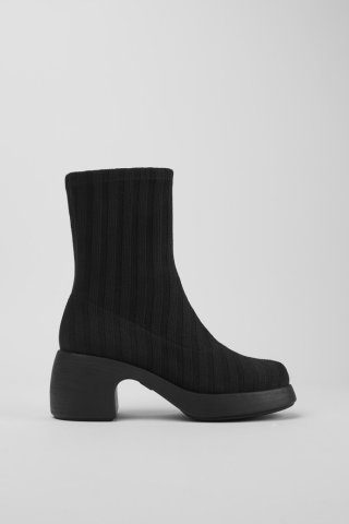 Neu Eingetroffen Camper Thelma TENCEL® - Schwarzer Damenstiefel aus TENCEL™-Lyocell