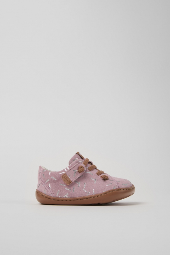 Neu Eingetroffen Camper Peu - Mehrfarbige Kinderschuhe aus Nubukleder.