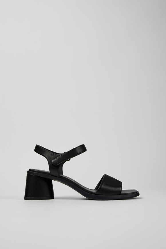 Neu Eingetroffen Camper Kiara - Schwarze Ledersandalen für Damen Neu Eingetroffen Camper Kiara - Schwarze Ledersandalen für Damen