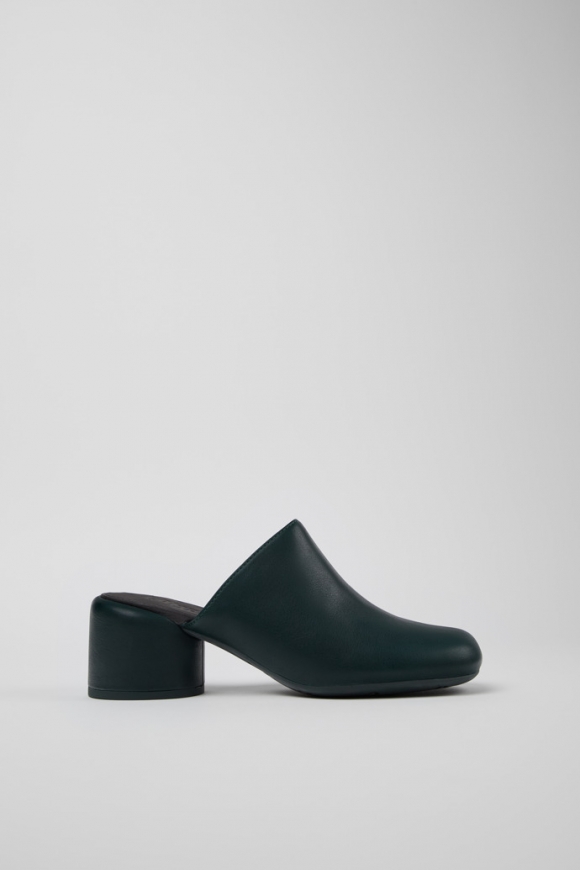 Neu Eingetroffen Camper Niki - Grüne Lederclogs für Damen