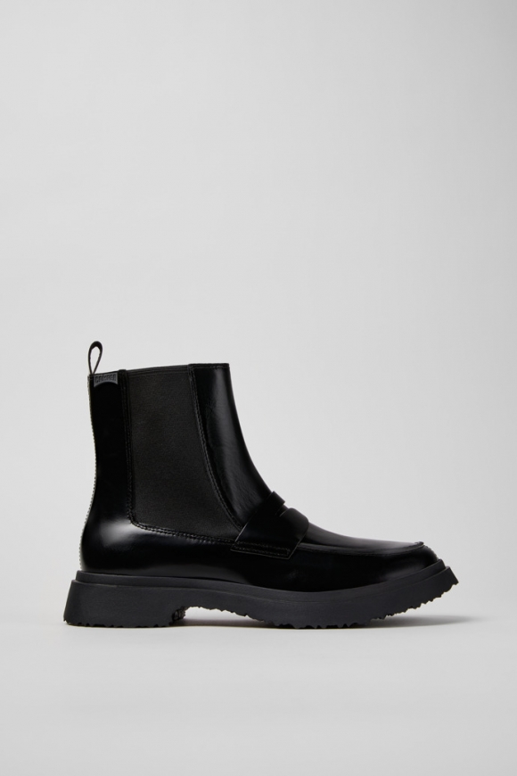 Neu Eingetroffen Camper Walden - Schwarzer Herrenhalbstiefel aus Leder. Neu Eingetroffen Camper Walden - Schwarzer Herrenhalbstiefel aus Leder.