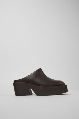 Neu Eingetroffen Camper Billie - Braune Lederclogs für Damen