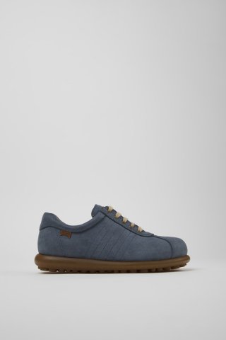 Neu Eingetroffen Camper Pelotas - Blauer Damenschuh aus Nubukleder