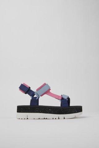 Neu Eingetroffen Camper Oruga Up - Bunte Damensandale aus Leder