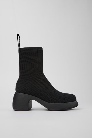 Neu Eingetroffen Camper Thelma - Schwarze Damenstiefel aus Textil