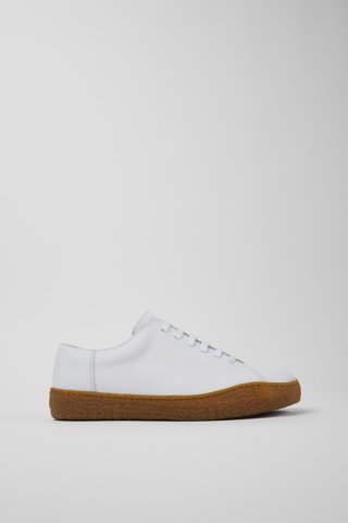 Neu Eingetroffen Camper Peu Terreno - Weißer Herrenschuh aus Leder