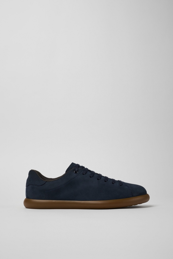 Neu Eingetroffen Camper Pelotas Soller - Blauer Herrensneaker aus Nubukleder Neu Eingetroffen Camper Pelotas Soller - Blauer Herrensneaker aus Nubukleder