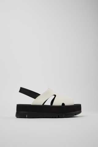 Neu Eingetroffen Camper Oruga Up - Weiße Damensandalen Neu Eingetroffen Camper Oruga Up - Weiße Damensandalen
