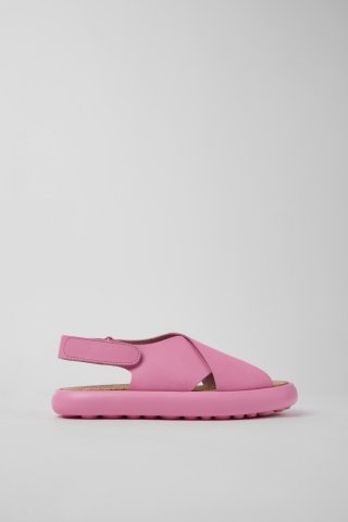 Neu Eingetroffen Camper Pelotas Flota - Damensandale aus Leder in Rosa Neu Eingetroffen Camper Pelotas Flota - Damensandale aus Leder in Rosa