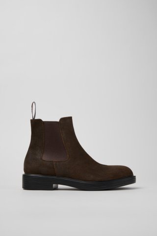 Neu Eingetroffen Camper Dean - Braune Herrenstiefelette aus Nubukleder. Neu Eingetroffen Camper Dean - Braune Herrenstiefelette aus Nubukleder.