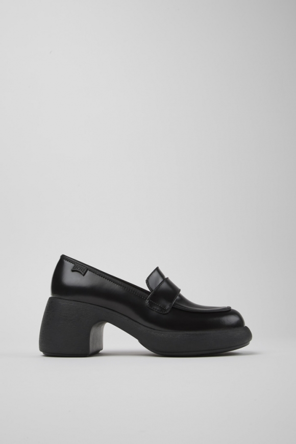 Neu Eingetroffen Camper Thelma - Schwarze Lederloafer für Damen Neu Eingetroffen Camper Thelma - Schwarze Lederloafer für Damen