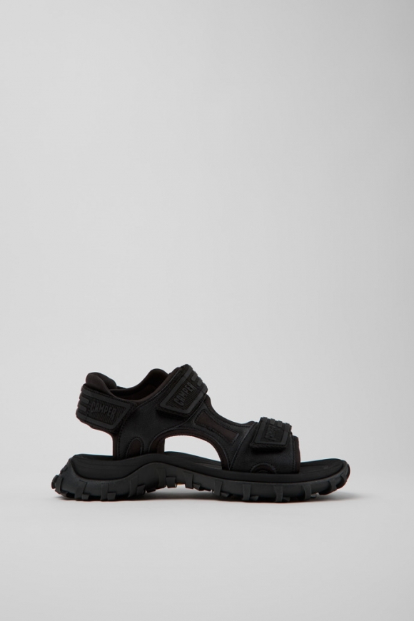 Neu Eingetroffen Camper Drift Trail Sandal - Schwarze Ledersandale für Damen. Neu Eingetroffen Camper Drift Trail Sandal - Schwarze Ledersandale für Damen.