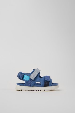 Neu Eingetroffen Camper Twins - Mehrfarbige Kindersandalen aus Textil.