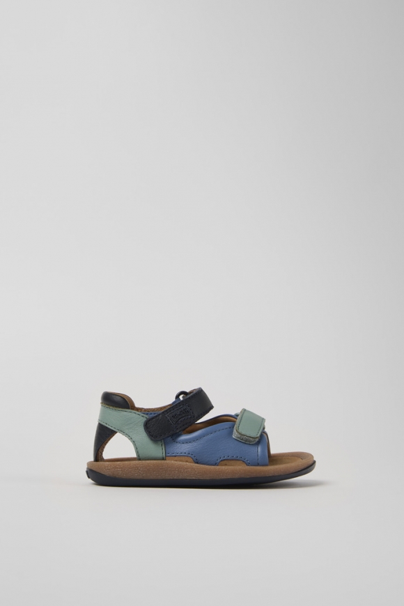 Neu Eingetroffen Camper Twins - Mehrfarbige Kindersandalen aus Leder.
