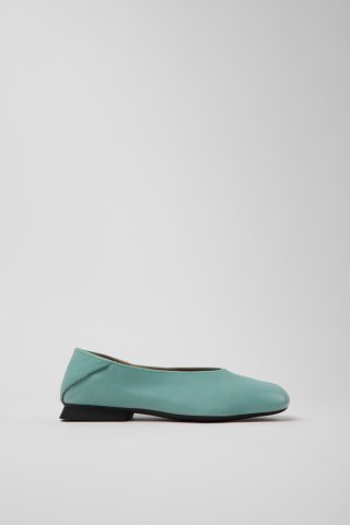 Neu Eingetroffen Camper Casi Myra - Grüne Lederballerina/Mokassinschuhe für Damen. Neu Eingetroffen Camper Casi Myra - Grüne Lederballerina/Mokassinschuhe für Damen.