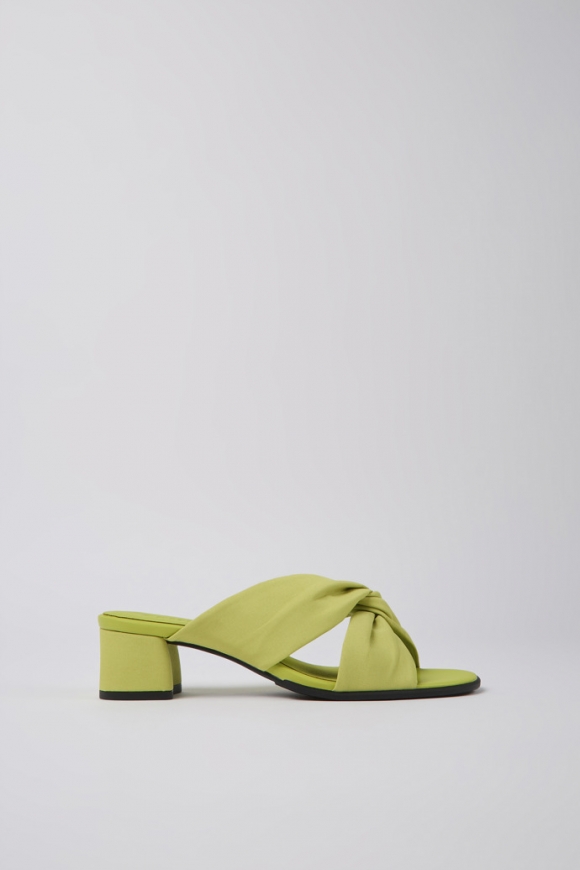 Neu Eingetroffen Camper Katie - Grüne Damensandale aus Textil Neu Eingetroffen Camper Katie - Grüne Damensandale aus Textil